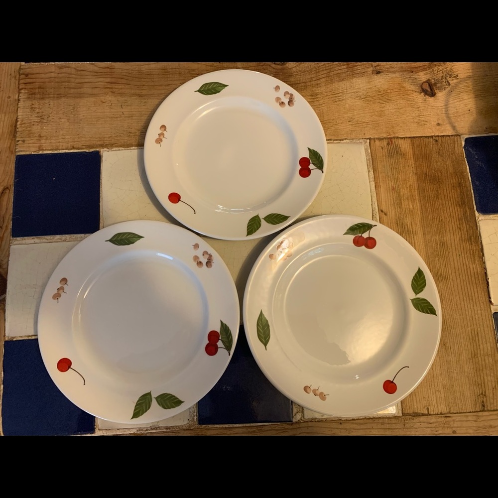 Set of 3 Vintage Johnson Brothers salad plates